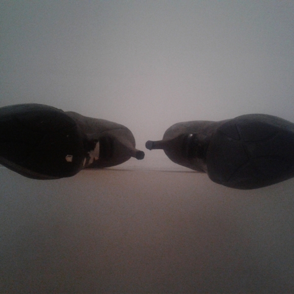 VERO CUOIO Gray suede below-the-knee boots Size 37 - Picture 5 of 5